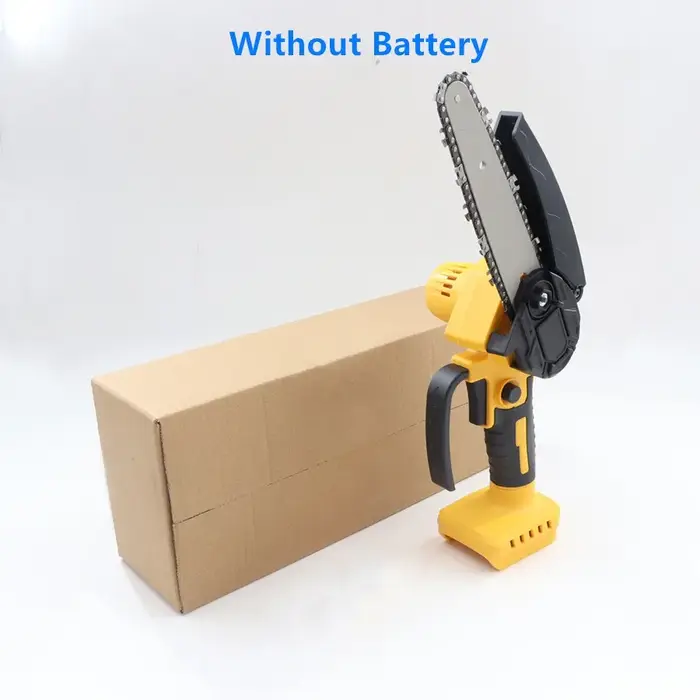 Pour DeWALT 18V 20V batterie 6 pouces scie à chaîne électrique sans fil Mini tronçonneuse Portable travail du bois jardin bûche outils électriques