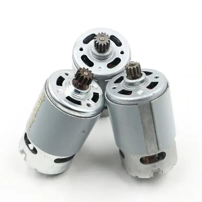 Moteur à engrenages à courant continu RS-550 9.6V 12V 14.4V 16.8V 18V 21V pour Makita DeWalt pour Bosch pour perceuse électrique Milwaukee tournevis