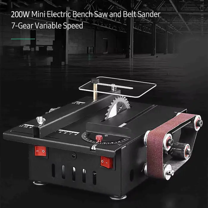 Scie de Table multifonctionnelle 200W