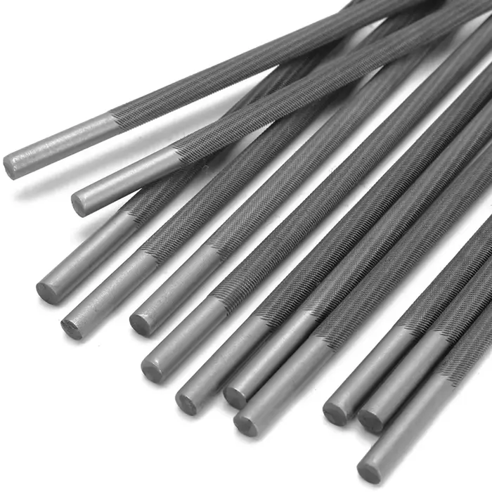6 pièces 7/32 ''5.5mm lime de tronçonneuse ronde pour affûter des chaînes de tronçonneuse affûtage d