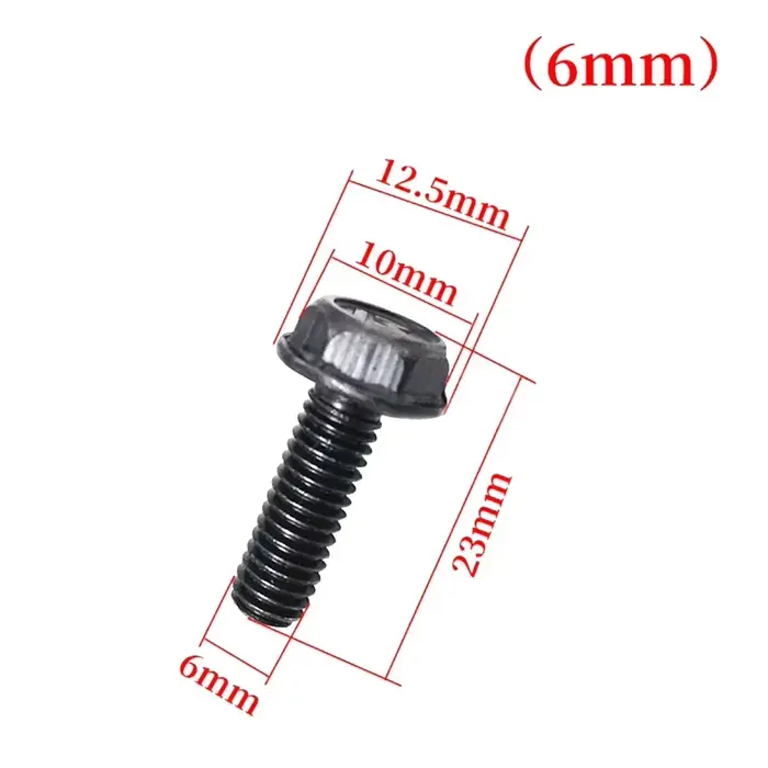 Vis à Lame de Scie M8 M7 M6 pour Machine à Découper, Filetage à Main Hexagonal 6mm/7mm/8mm, Pièces d'Outils de Haute Résistance et Dureté, 10 Pièces