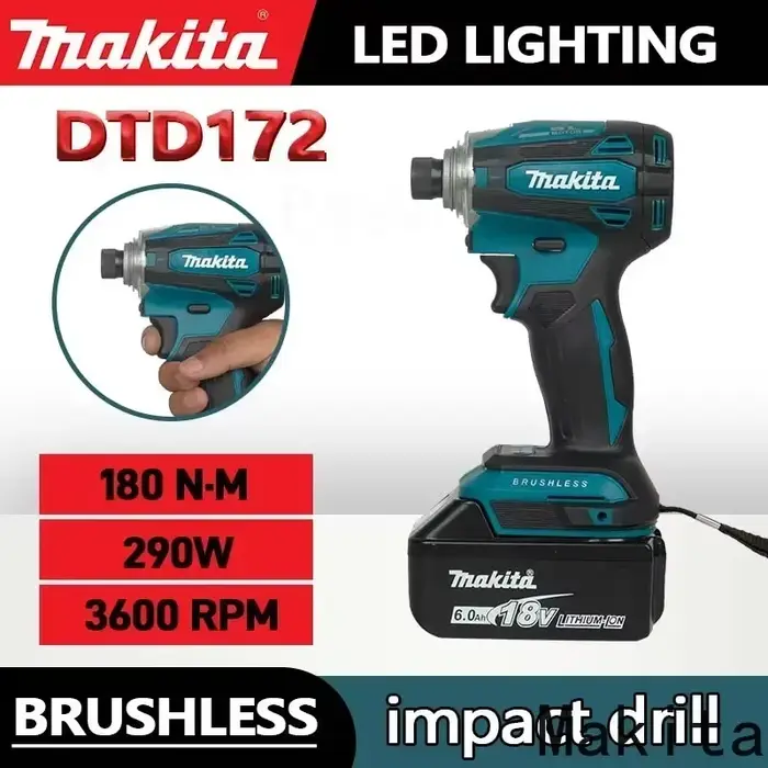 Makita DTD172 Visseuse à percussion sans fil