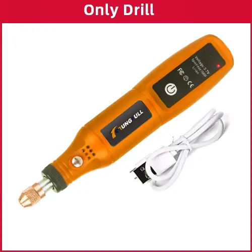 Mini perceuse sans fil rechargeable, machine à polir, mini outil rotatif DIY, outil de gravure USB, 