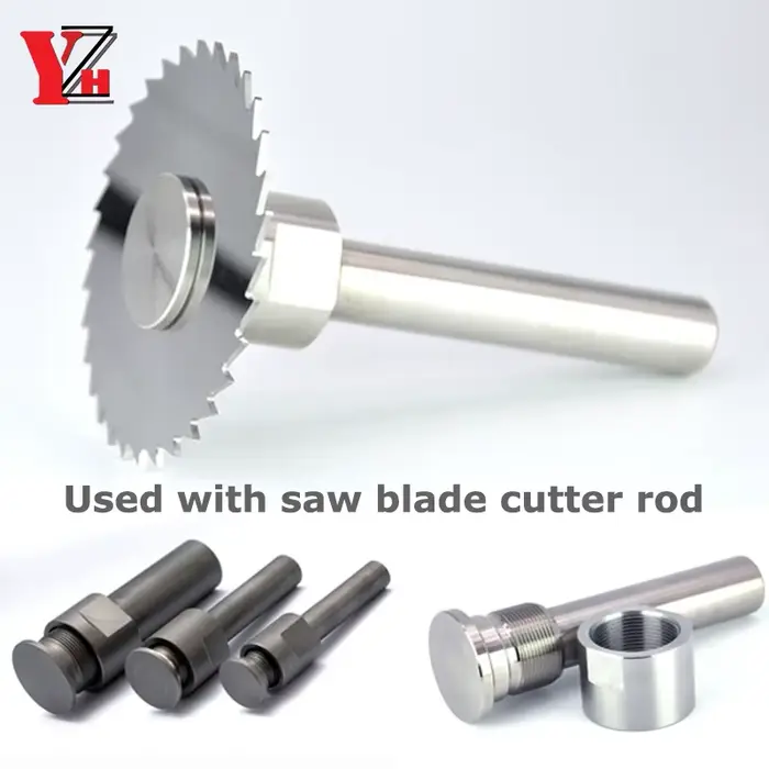 YZH lame de scie circulaire fraisage outil de coupe CNC diamètre 40 50 60 63 70 75 80 90 100 110 125mm pour l'acier métallique
