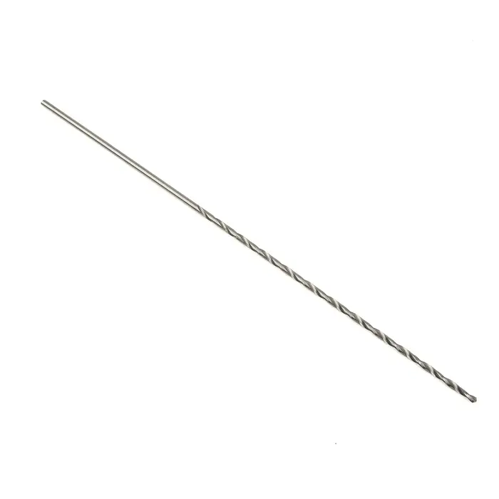 Foret à tige droite HSS Extra Long, diamètre 2-6mm, longueur 160-300mm