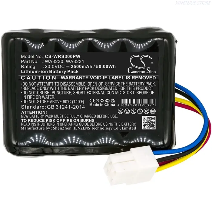 Batterie pour outils de jardinage 20V/2500mAh WA3230