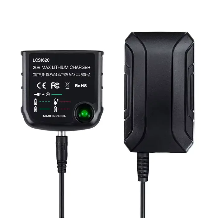 Chargeur de batterie au Lithium LCS1620, pour Black & Decker 10.8V 14.4V 18V 20V série LBXR20, perce