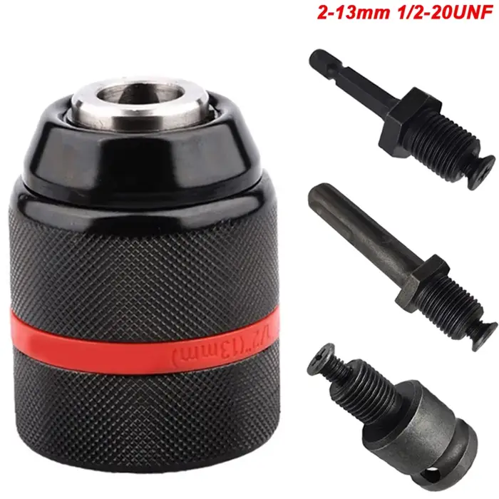 Mandrin de perçage sans clé en métal JENTORIX 2mm-13mm