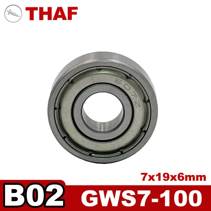 Roulement A Billes Remplacement Pièces de rechange pour BOSCH Meuleuse Angulaire GWS7-100 GWS7-115 GWS7-125 B02