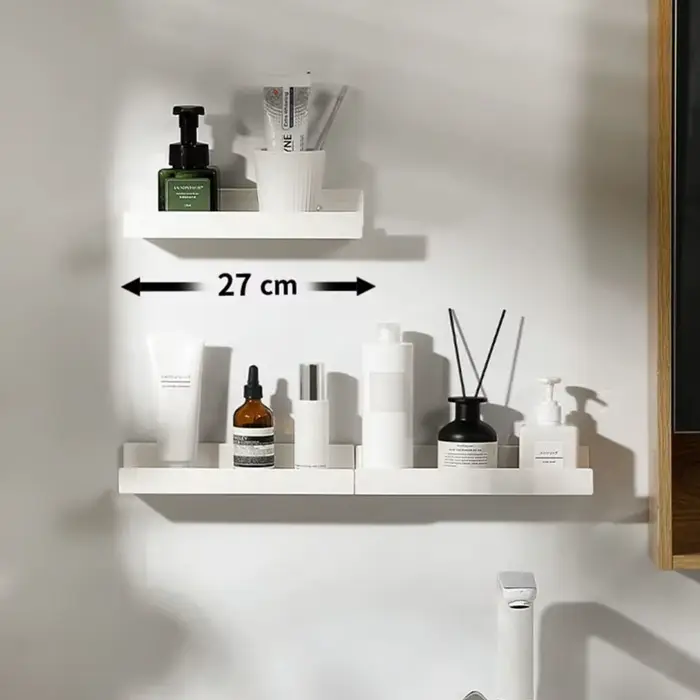 Étagère murale multifonction pour salle de bain