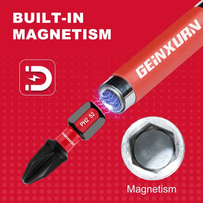 Guide d'entraînement Geinxurn avec manchon rétractable (3,15") et embout de tournevis, support de po