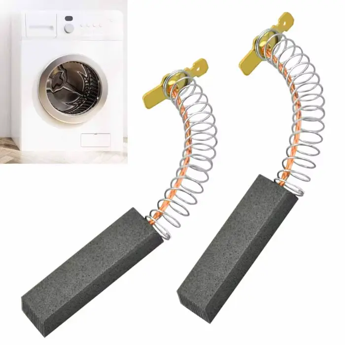 Balais de carbone pour moteur Bosch/Siemens, 2 pièces, 5x12.5x36mm, pour Machine à laver à tambour,