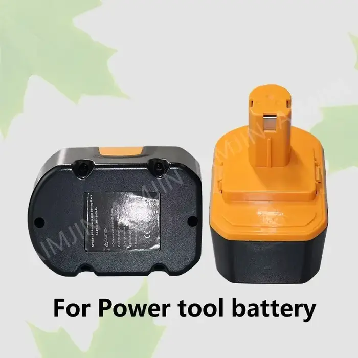 Batterie de remplacement 14.4V 4.8/6.8/9.8Ah NI-laissée Convient pour RYOBI 1400652 1400670 1400652B 1400143 RY-1204