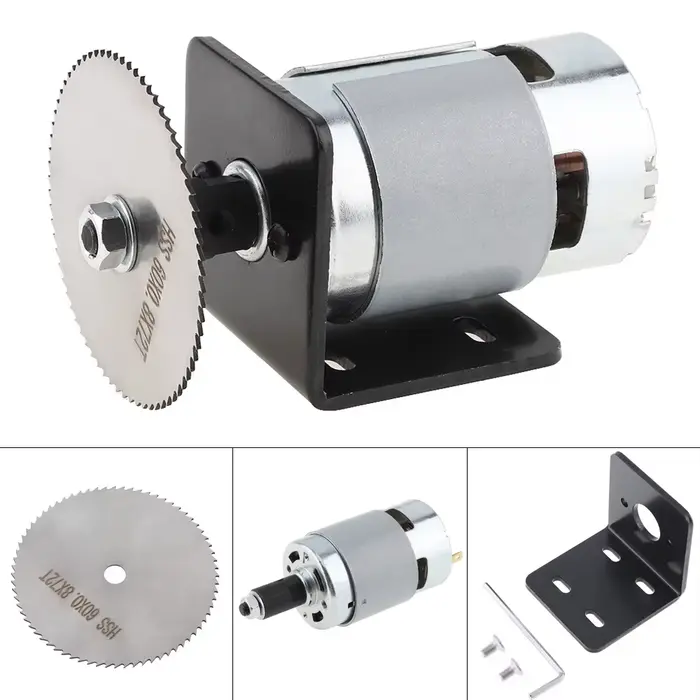 Kit de scie de Table moteur 12-24V 775