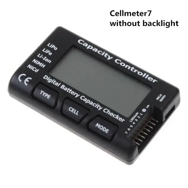 CellMeter-7 détecteur numérique de capacité de batterie LiPo LiFe Li-ion Nicd NiMH