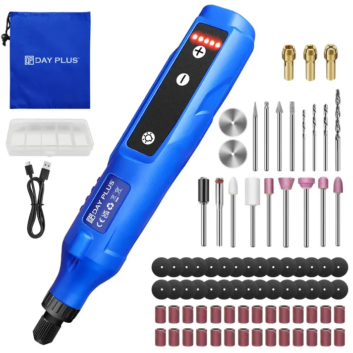 Outil rotatif sans fil rechargeable avec batterie Li-ion 1