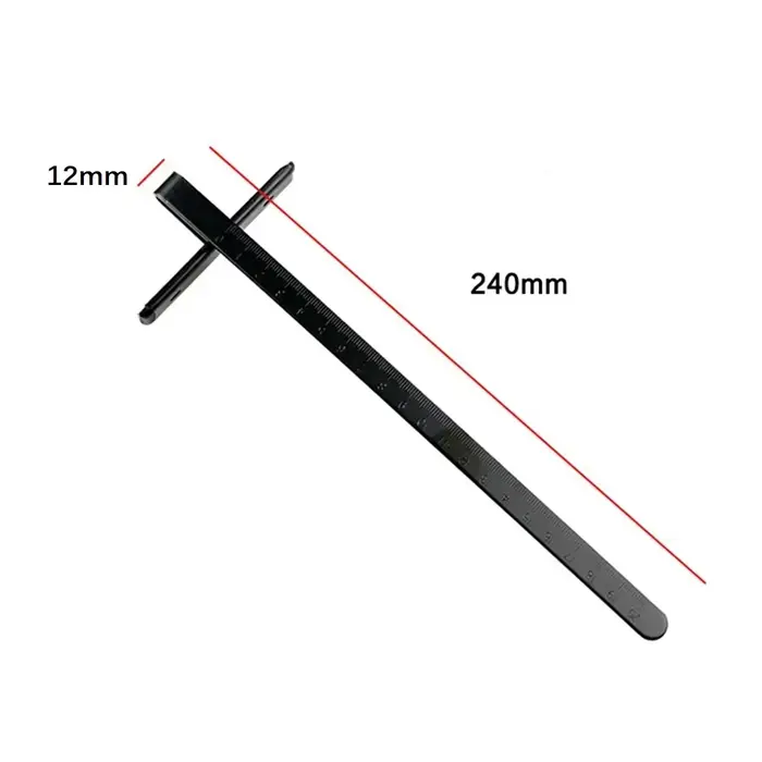 Guide de règle de scie circulaire électrique 240mm