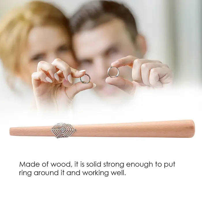 Mandrin en bois pour la fabrication de bijoux et le façonnage et le polissage des bagues