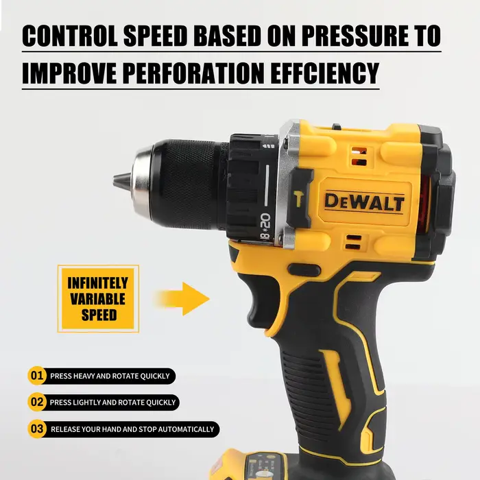 DEWALT DCD805 perceuse sans fil 20V outil électrique