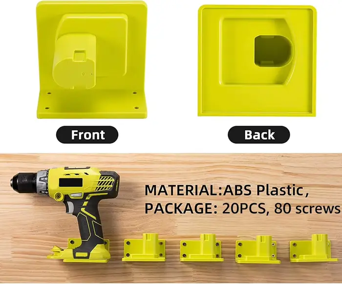 Lot de 10 supports de fixation pour outils de perçage compatibles
