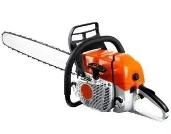 Scie à chaîne essence électrique 3.9 KW avec Guide de 25 pouces 72.2cc MS381, grand déplacement, peu