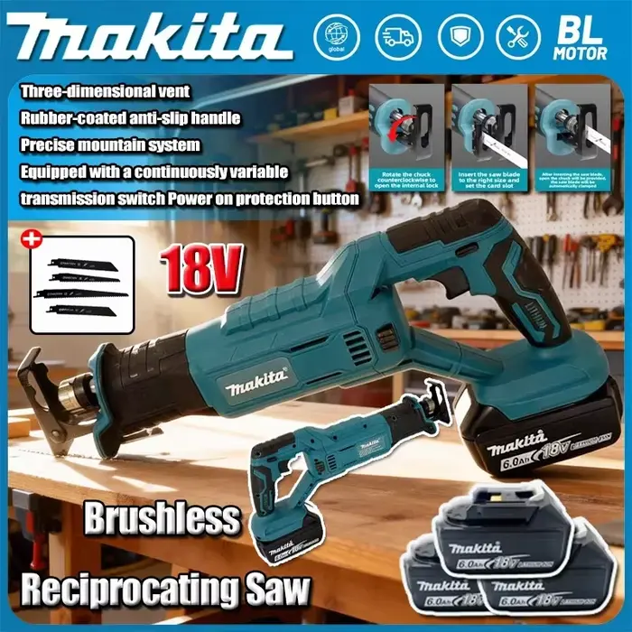 Scie sauteuse sans balais Makita