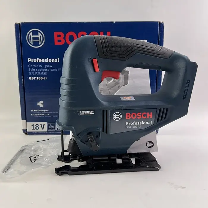 BOSCH scie sauteuse sans brosse GST183-LI scie alternative électrique sans fil travail du bois métal coupe fil scie outils électriques