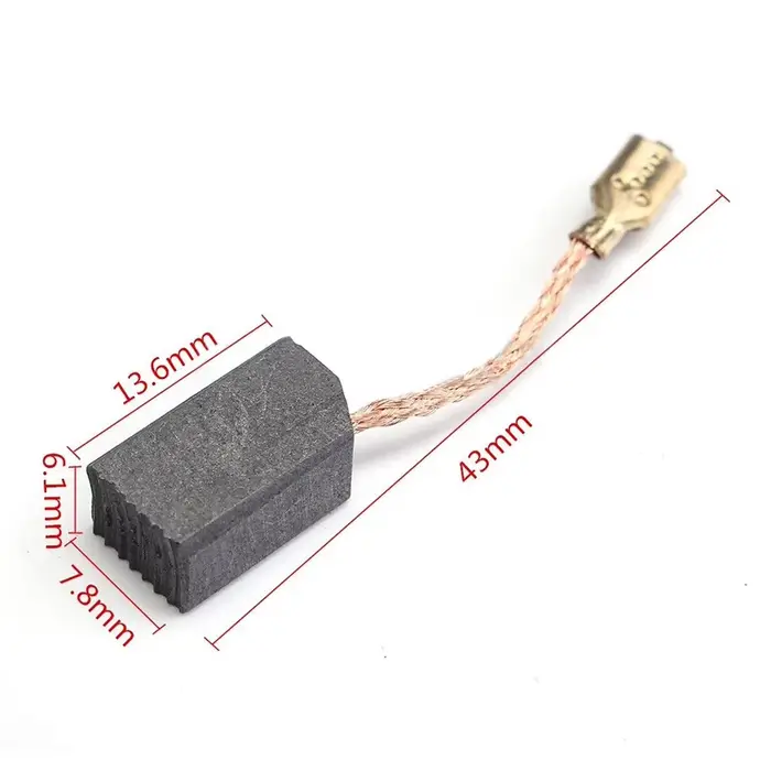 40 pièces 14*8*6mm brosse en carbone pour meuleuse d'angle Bosch perceuse à percussion électrique outil