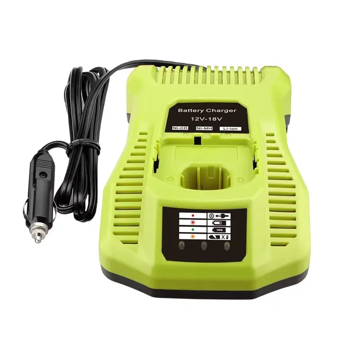 Chargeur de batterie pour Ryobi 18V Lithium Portable allume-cigare prise voiture chargeur automatiqu