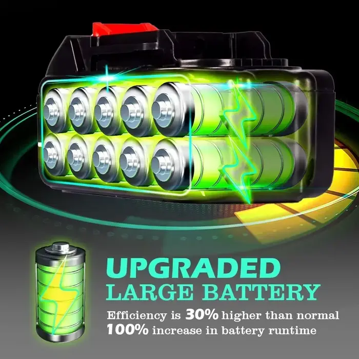 Batterie lithium-ion rechargeable haute capacité 21V 388VF 15000mAh
