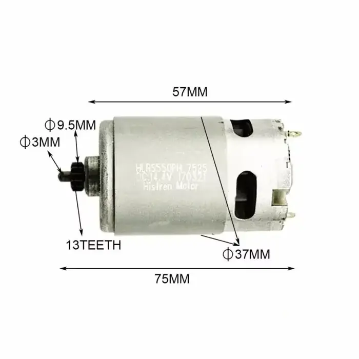 Moteur de remplacement 14.4V/13 dents