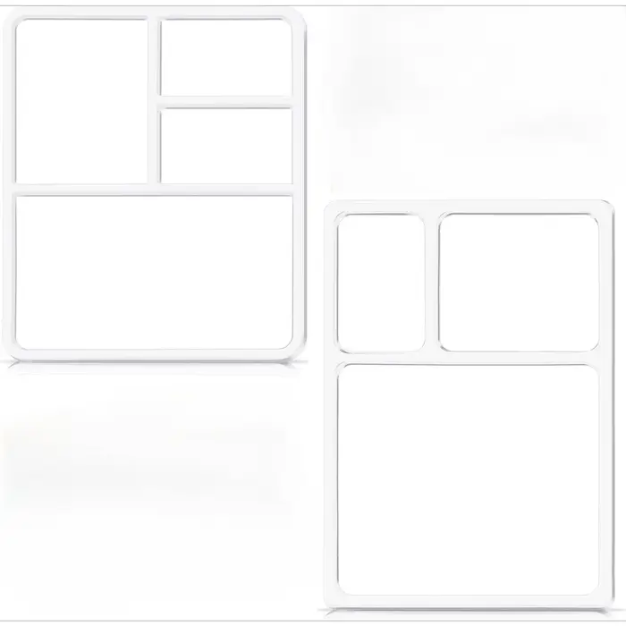 Modèles de routeur de plateau en acrylique pour le travail du bois, Guide de traçage d'outils d'arti
