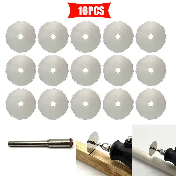 Mini lame de scie circulaire en acier inoxydable, disque de coupe, roue de coupe du bois pour outil