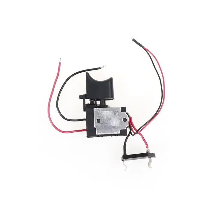 Perceuse électrique DC 7.2-24V, anti-poussière, contrôle de vitesse, bouton poussoir, interrupteur à