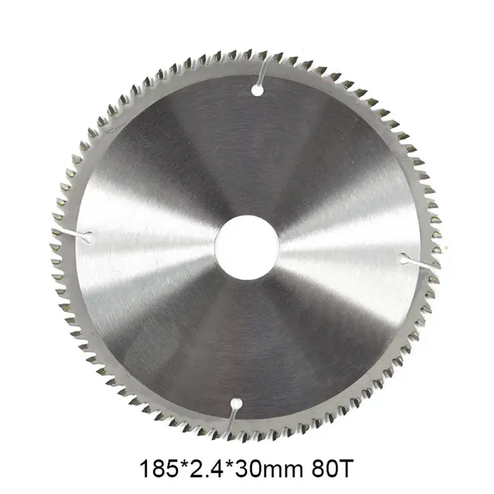 Lame de Scie Circulaire à Pointe en Carbure de 185mm, Disque de Coupe pour Alésage de Bois, Outil Él