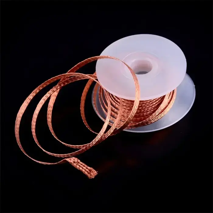 1mm-2.5mm-4mm 1.5M 3M tresse à dessouder dissolvant de soudure fil de mèche soudure étain ventouse c