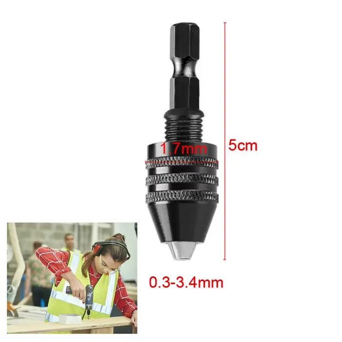 Mini mandrin de perceuse sans clé 0.3-8mm