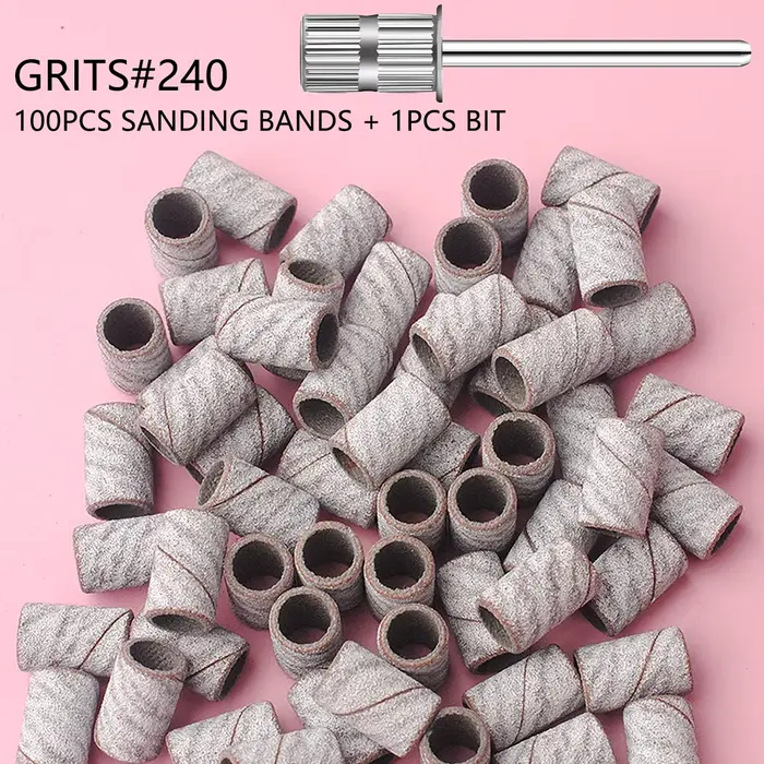 100 pièces bandes de ponçage avec 1