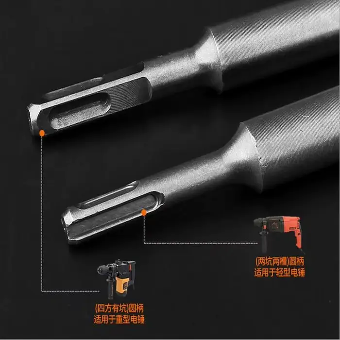 Adaptateur à tige hexagonale M22 à SDS PLUS/SDS MAX/carré quatre creux/grande