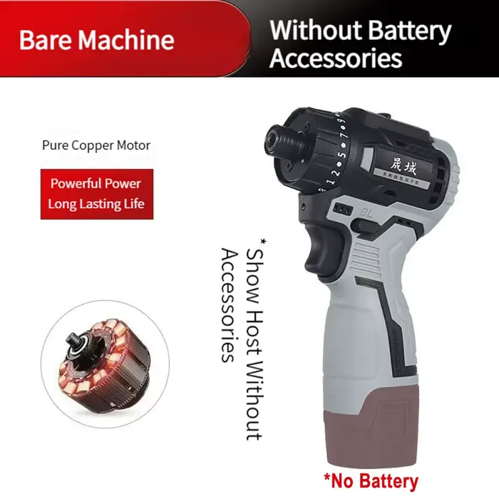 Tournevis sans fil multifonctionnel, perceuse électrique aste, 18V, 1500mAh, 60Nm, 2100, moteur plia