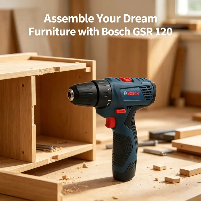 Perceuse sans fil Bosch GSR120 durable