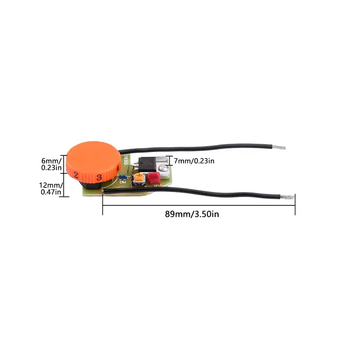 Interrupteur de meuleuse d'angle 250V 12a