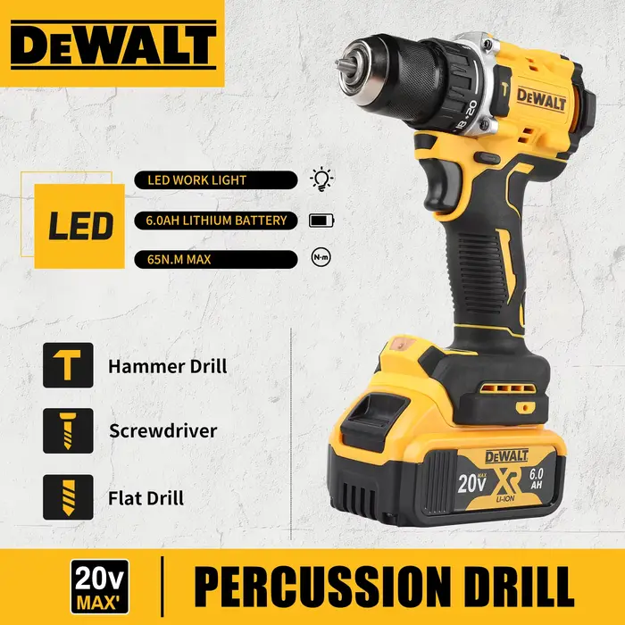 DEWALT DCD805 perceuse sans fil 20V outil électrique