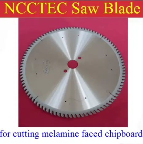 Lame de scie en carbure 12 ''72 dents 305mm avec trous silencieux pour couper le panneaux de particu