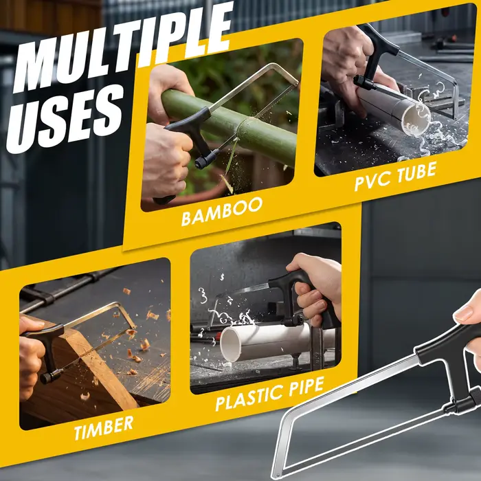 Scie à main portable mini de 6 pouces avec lame supplémentaire