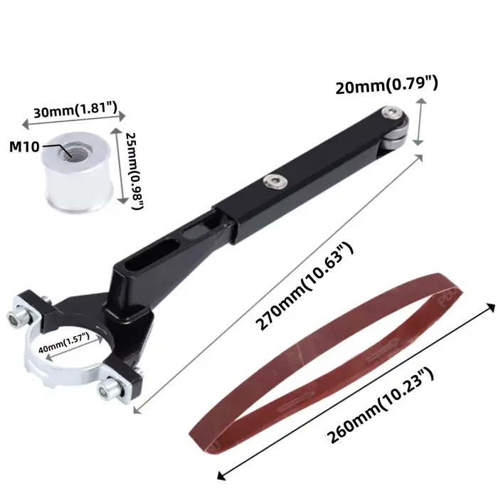 Kit d'adaptateur de bande abrasive
