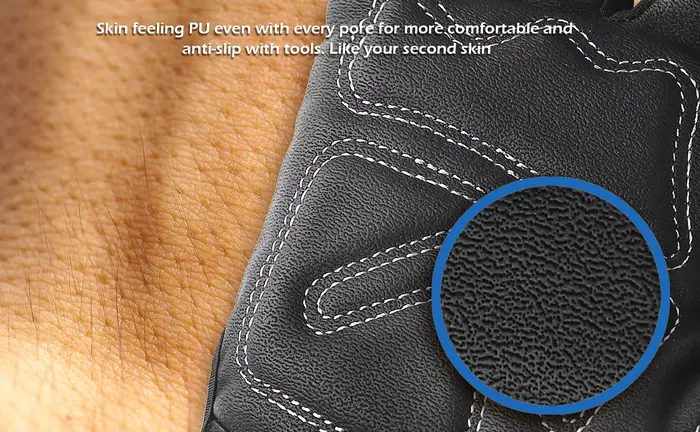 1 paire de gants de travail haute déxtérité pour hommes et femmes – Compatible avec écran tactile
