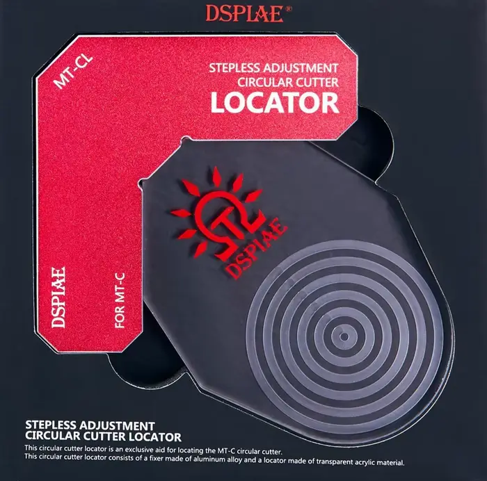 DSPIAE MT-C Réglage en Continu Cutter Circulaire Localisateur Modèle Outil D'assemblage De Coupe Déd