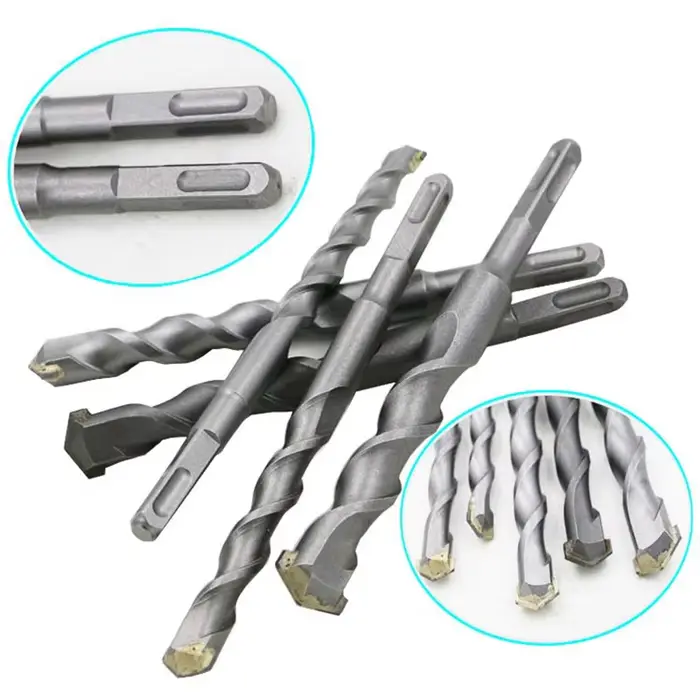 Lot de 4 mèches de perçage SDS pour marteau perforateur électrique