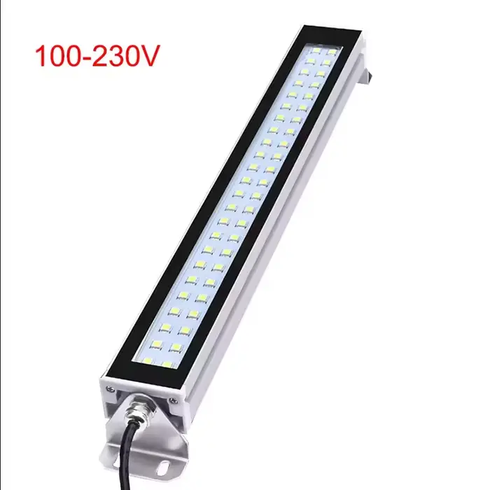 Lampe de travail LED haute luminosité pour machine-outil, étanche, anti-huile, anti-explosion, éclai